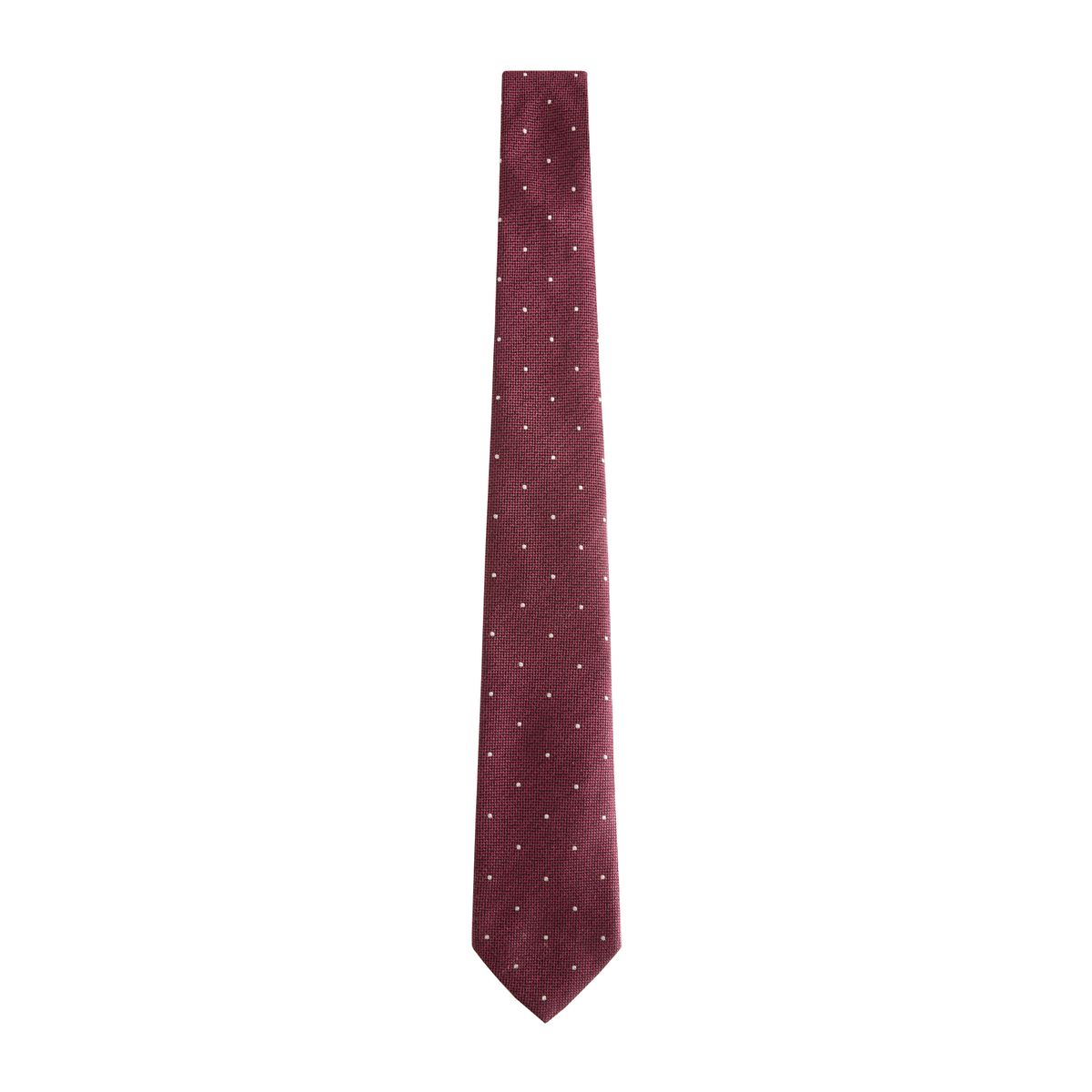 Cravate en soie italienne rouge bordeaux, NEXT