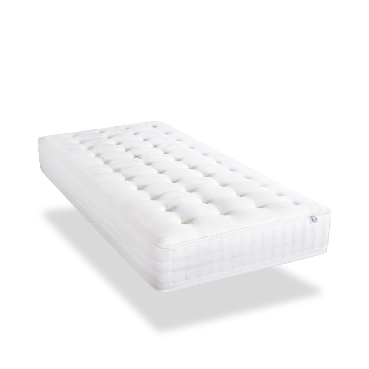 Prêt-à-dormir CHÂTELET avec Sommier, Couette, Oreillers et Protège-matelas blanc, BELLECOUR