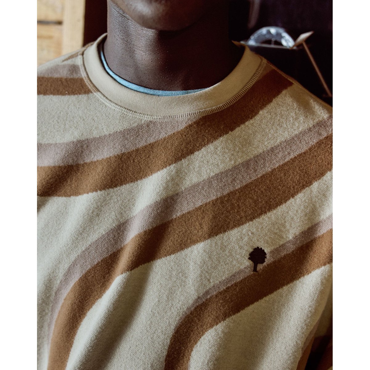 Sweat Bussy coton BUSSY beige, FAGUO