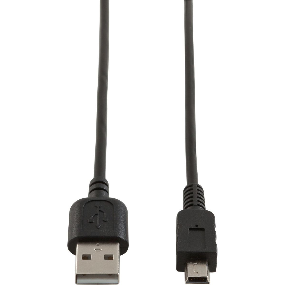 Câble USB Mini USB A vers Mini USB - 60CM noir noir, ESSENTIEL B
