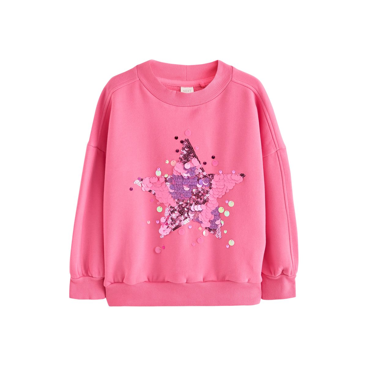 Sweat étoile à paillettes roses, NEXT