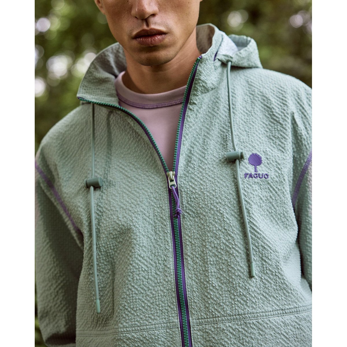 Imperméable HUELGOAT OTD vert clair, FAGUO