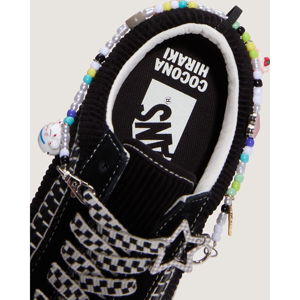 Baskets basses avec charms, Old Skool noir, VANS