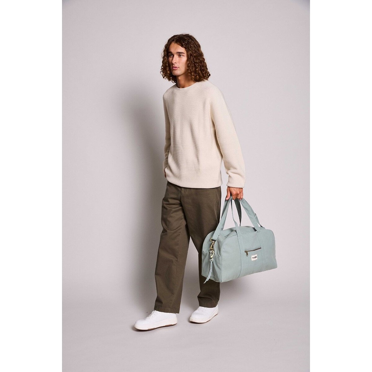 Wickeltasche, BASILE graugrün, HINDBAG