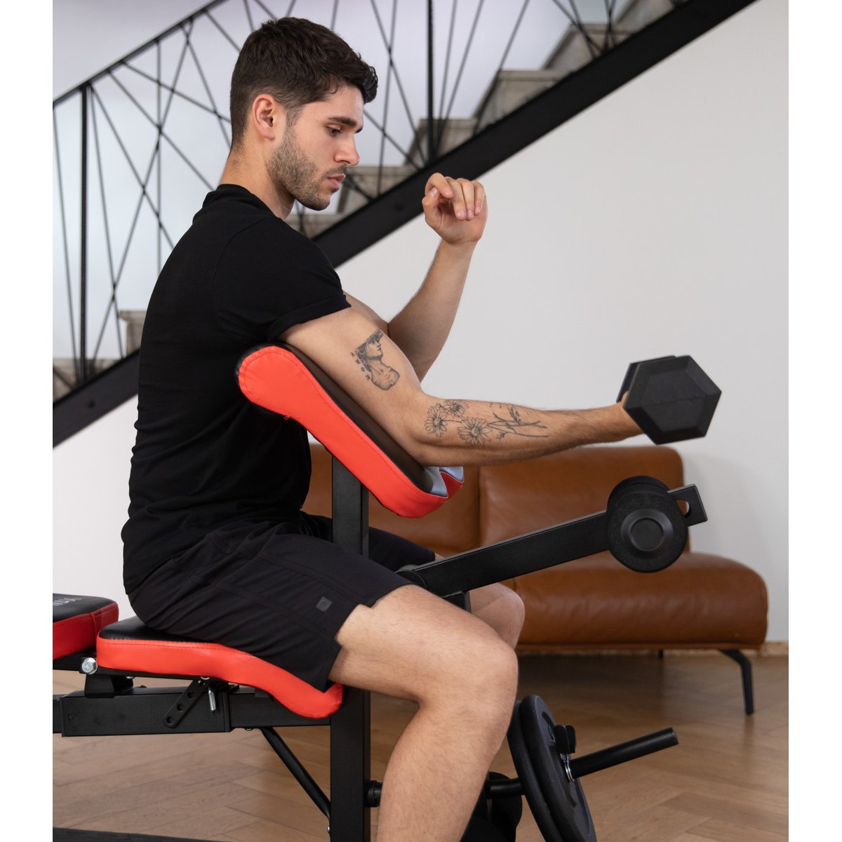 Banc de musculation - Pro max noir, CARE FITNESS