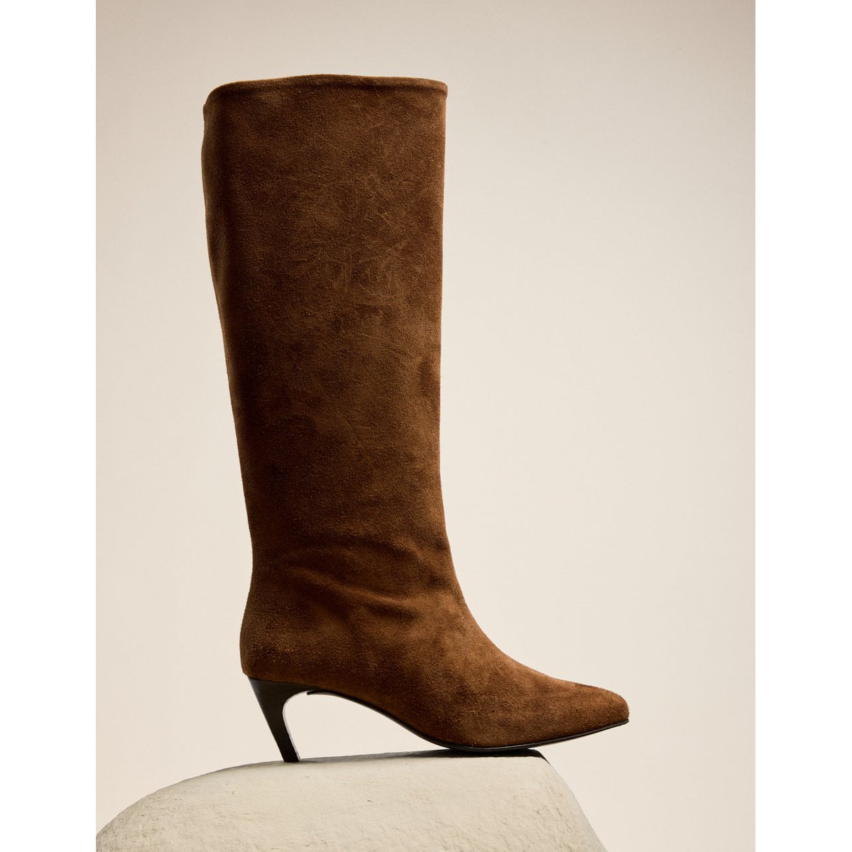 Bottes DOLA suède marron, ODAJE