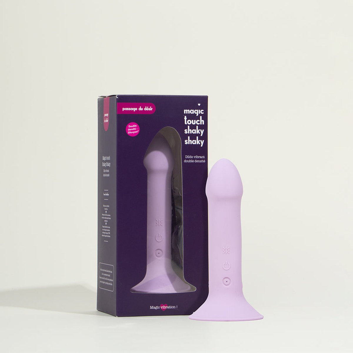 Vibromasseur Magic Touch Shaky Shaky dildo violet, PASSAGE DU DESIR