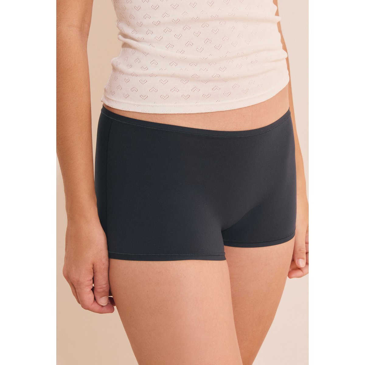 Shorty en microfibre PURE SOFT BAC marine, ETAM