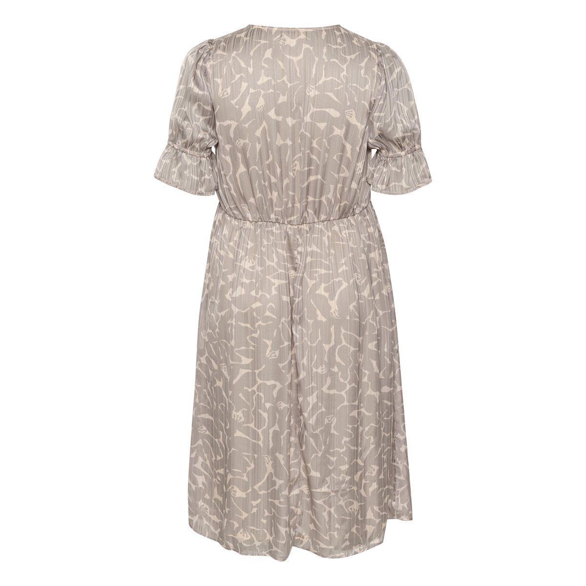 Dress gris steeple gray abstract flower, KAFFE CURVE