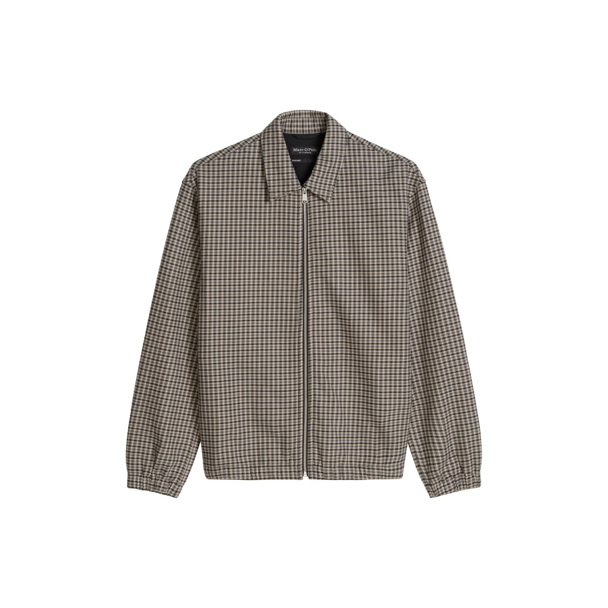 Surchemise oversize en twill de coton bio double épaisseur marron, MARC O'POLO