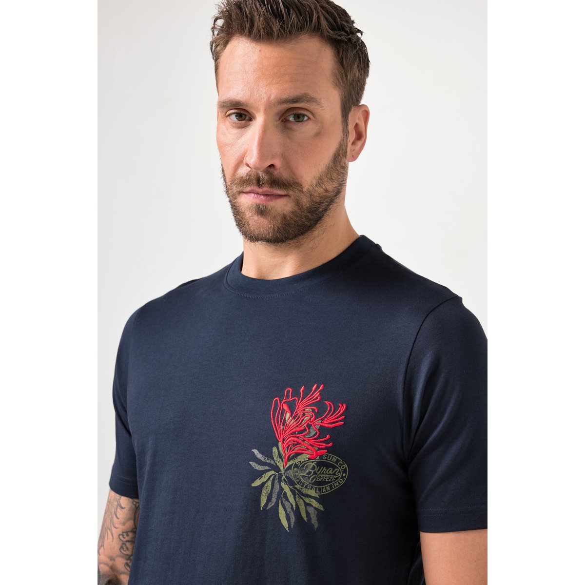 T-shirt JP 1880 bleu marine, JP1880