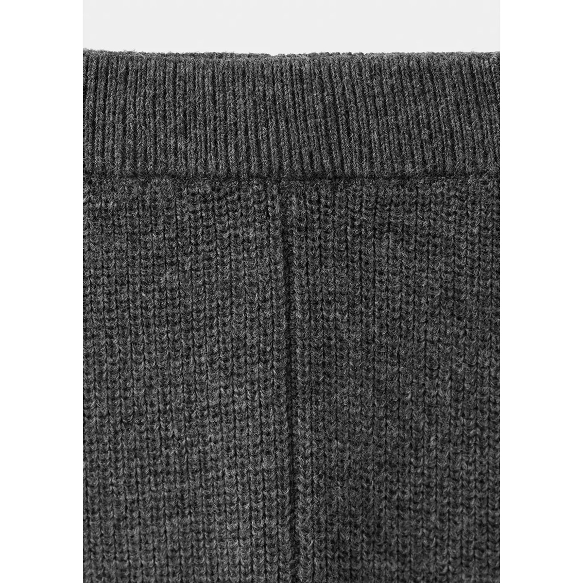 Pantalon droit maille gris anthracite, MANGO BABY