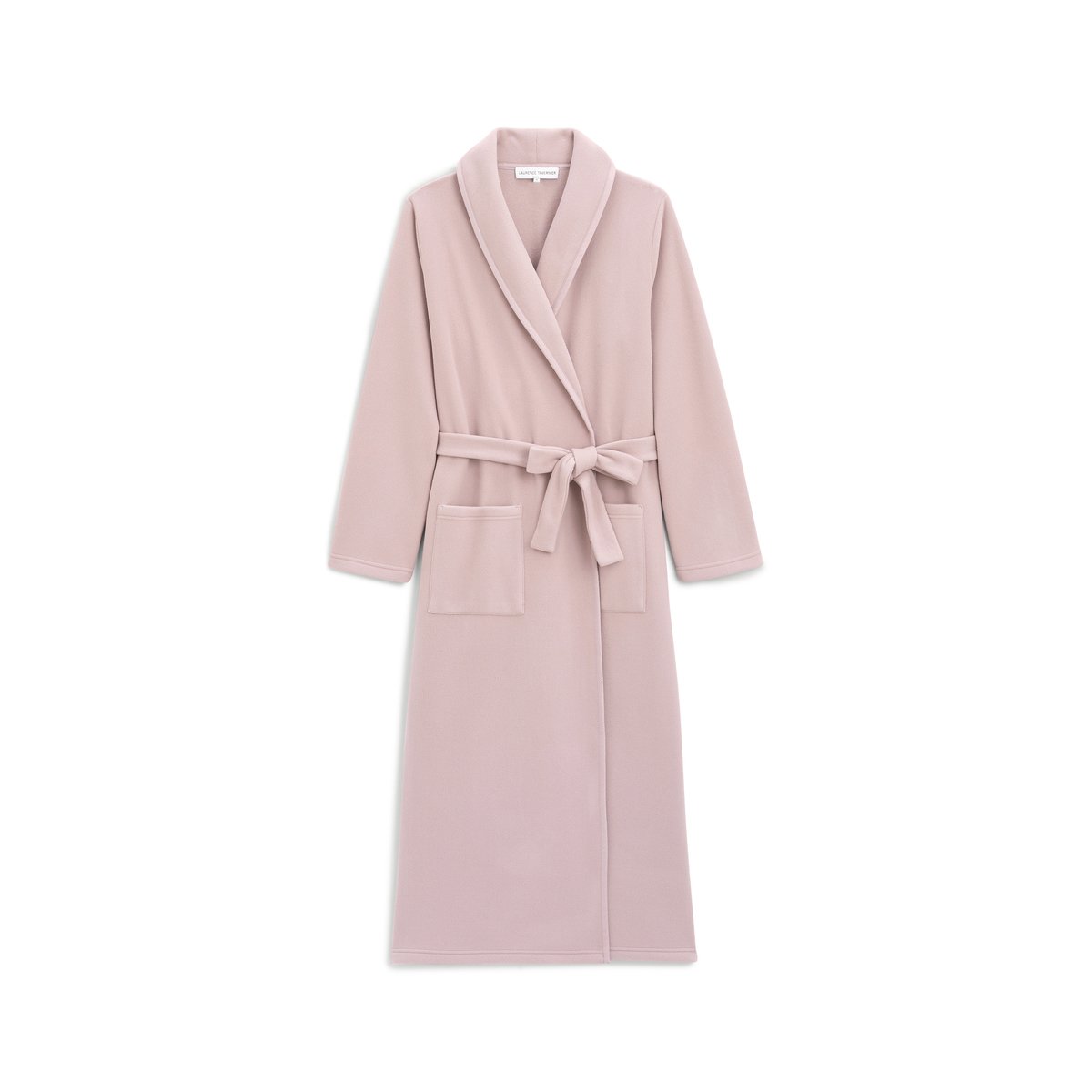 Robe de chambre col châle en polaire NINON beige, LAURENCE TAVERNIER