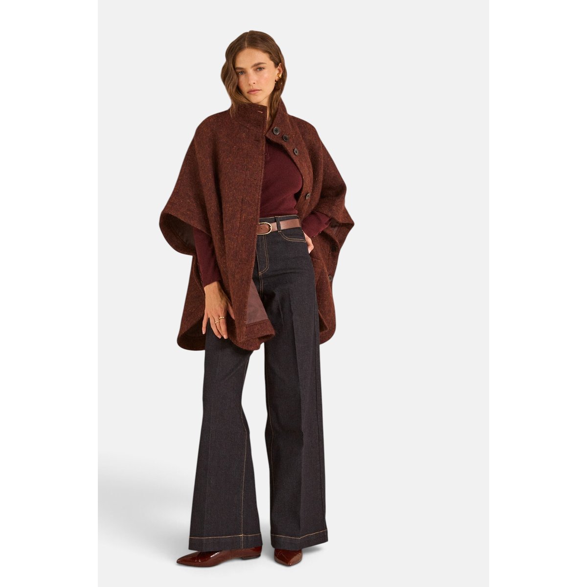 Cape laine CASSY paprika, Maison 123