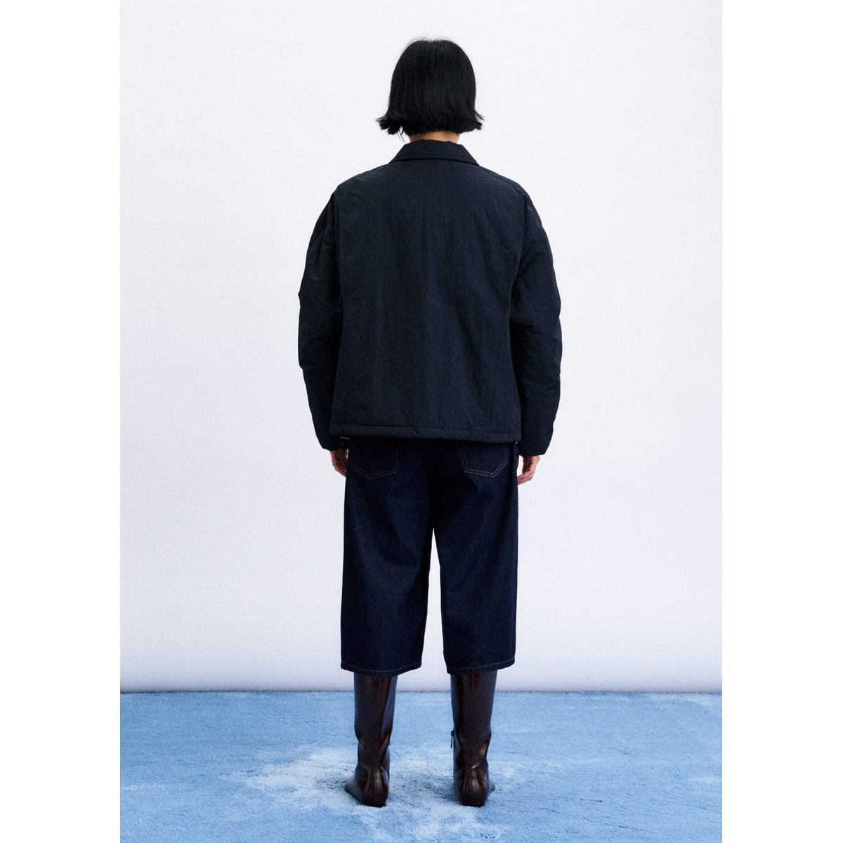 Doudoune Dorney en coton DORNEY bleu marine, FRNCH