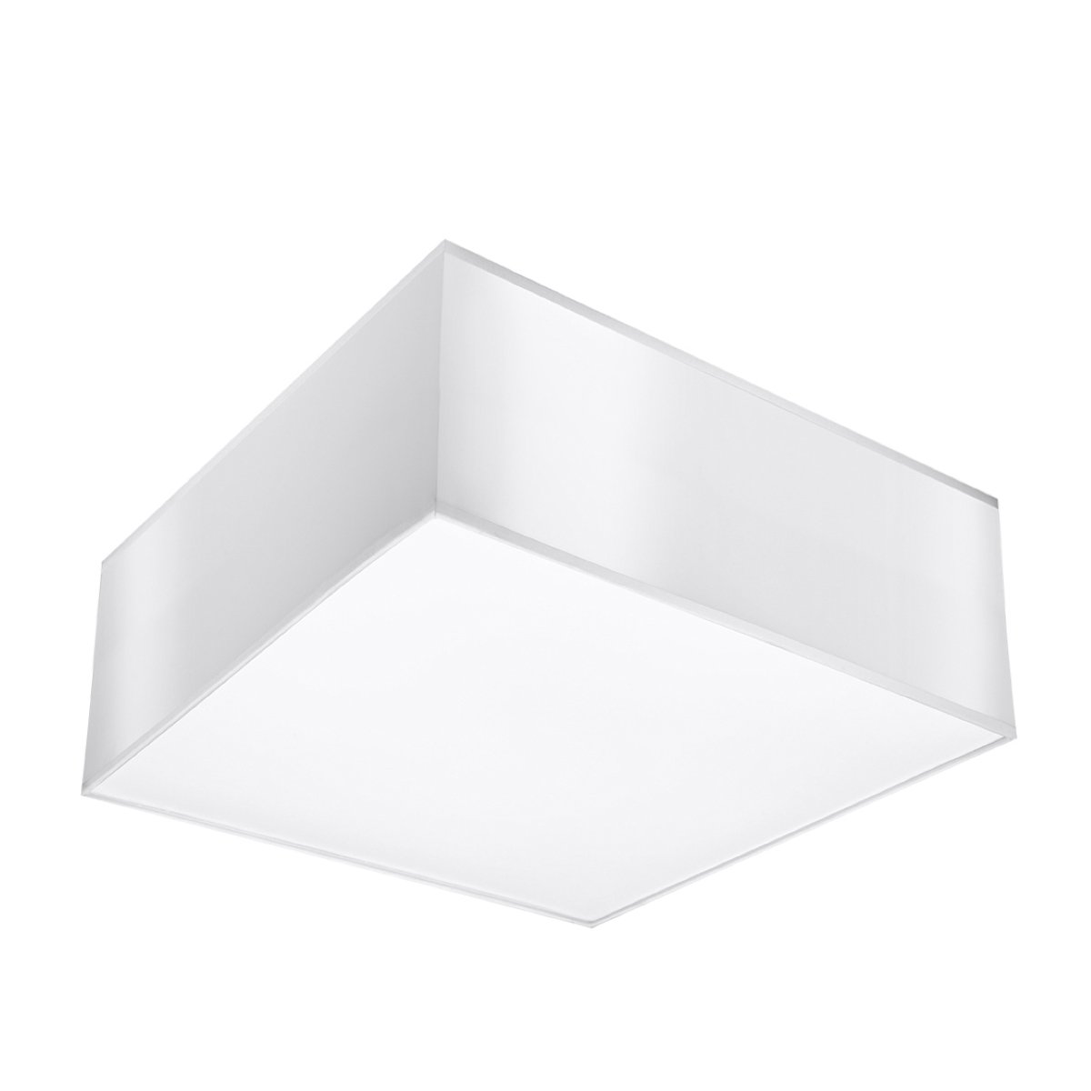 Plafonnier PVC Blanc E27 1 Horus blanc, EDEN
