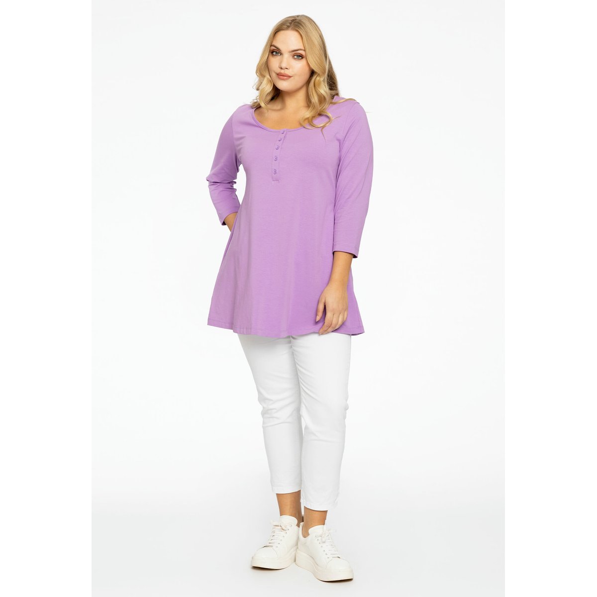 Tunique Avec des boutons violet clair, YOEK