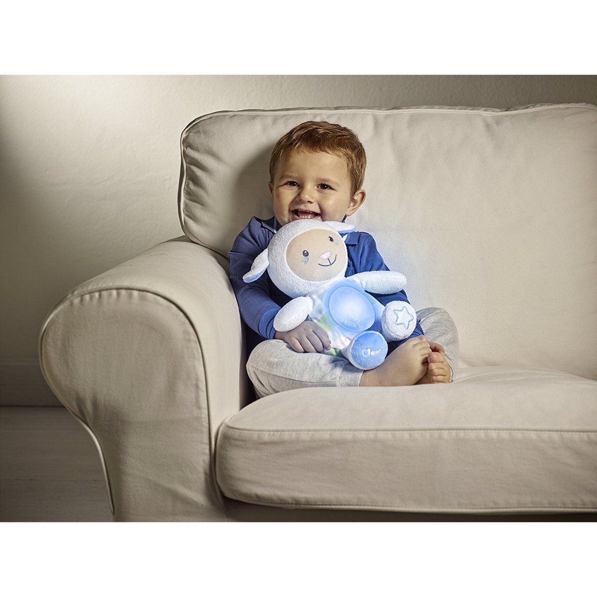 Veilleuse Mouton Tendres Mots Doux bleu, CHICCO