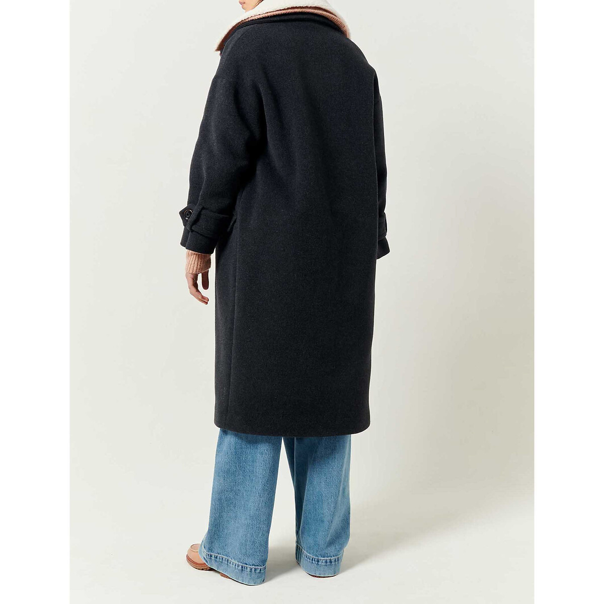 Manteau double boutonnage MIA gris, SESSUN