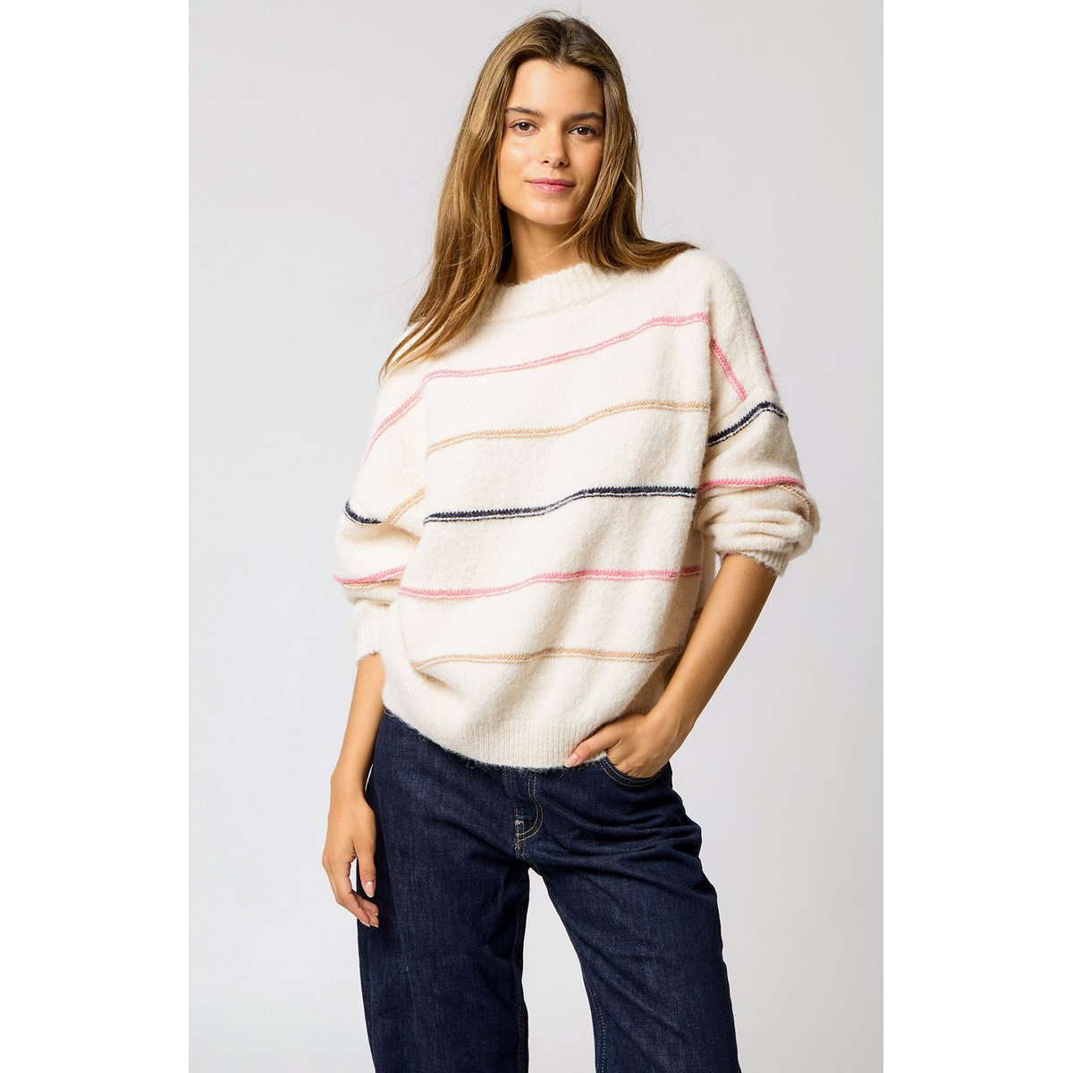 Pull Damiane - HUFFHILLS ecru, BANANA MOON