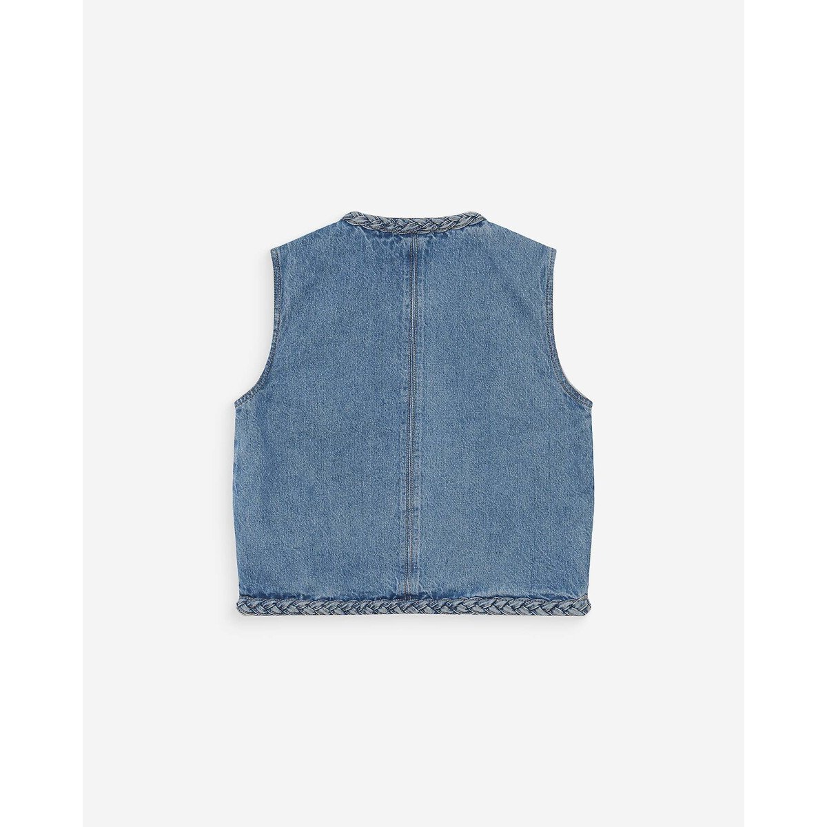 Veste sans manches en denim VERONA denim bleu, GRACE & MILA