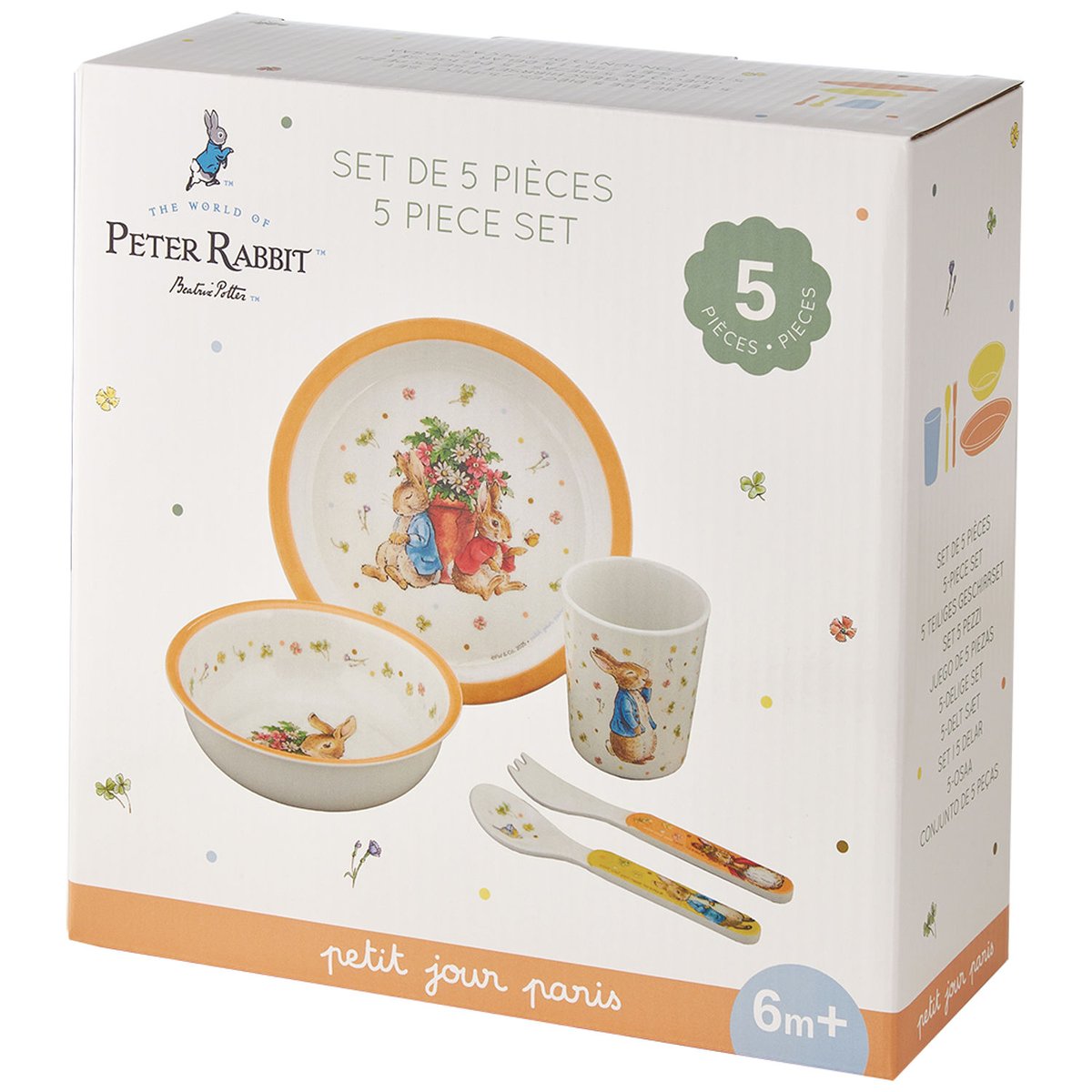 Coffret repas abricot, PETIT JOUR PARIS
