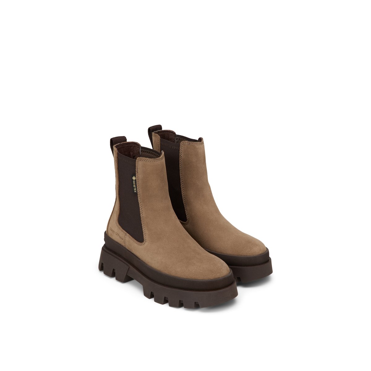 Bottes Chelsea modèle Petra GTX avec membrane Gore-Tex ePE marron, MARC O'POLO