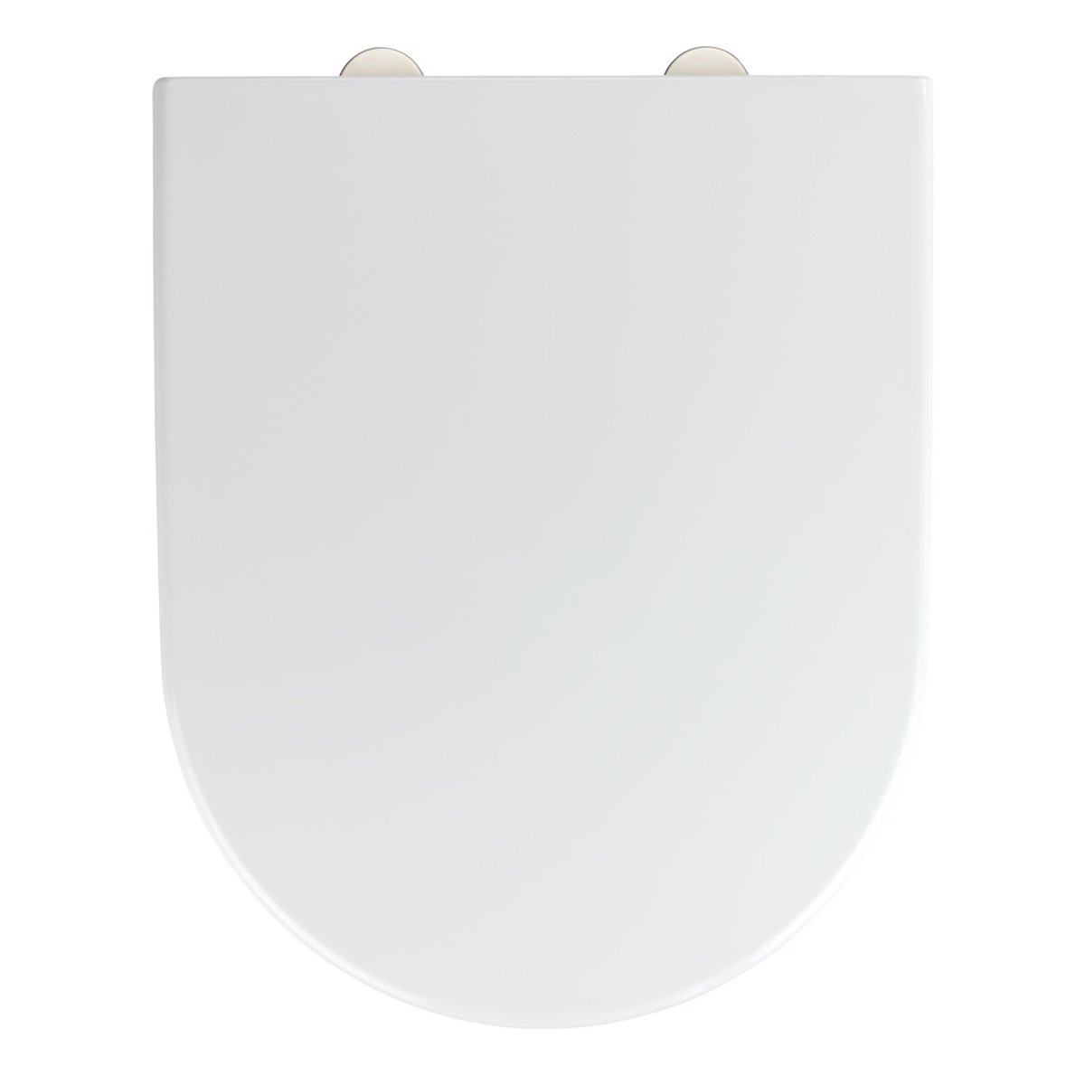 Abattant WC antibactérien avec frein de chute blanc, WENKO