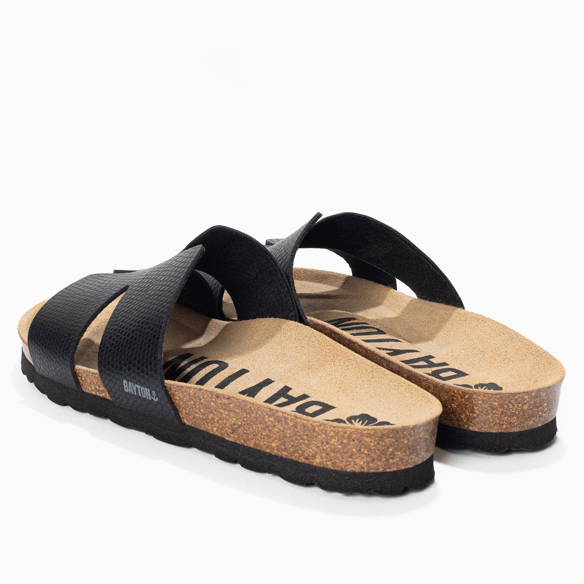 Sandales DJONE noir, BAYTON