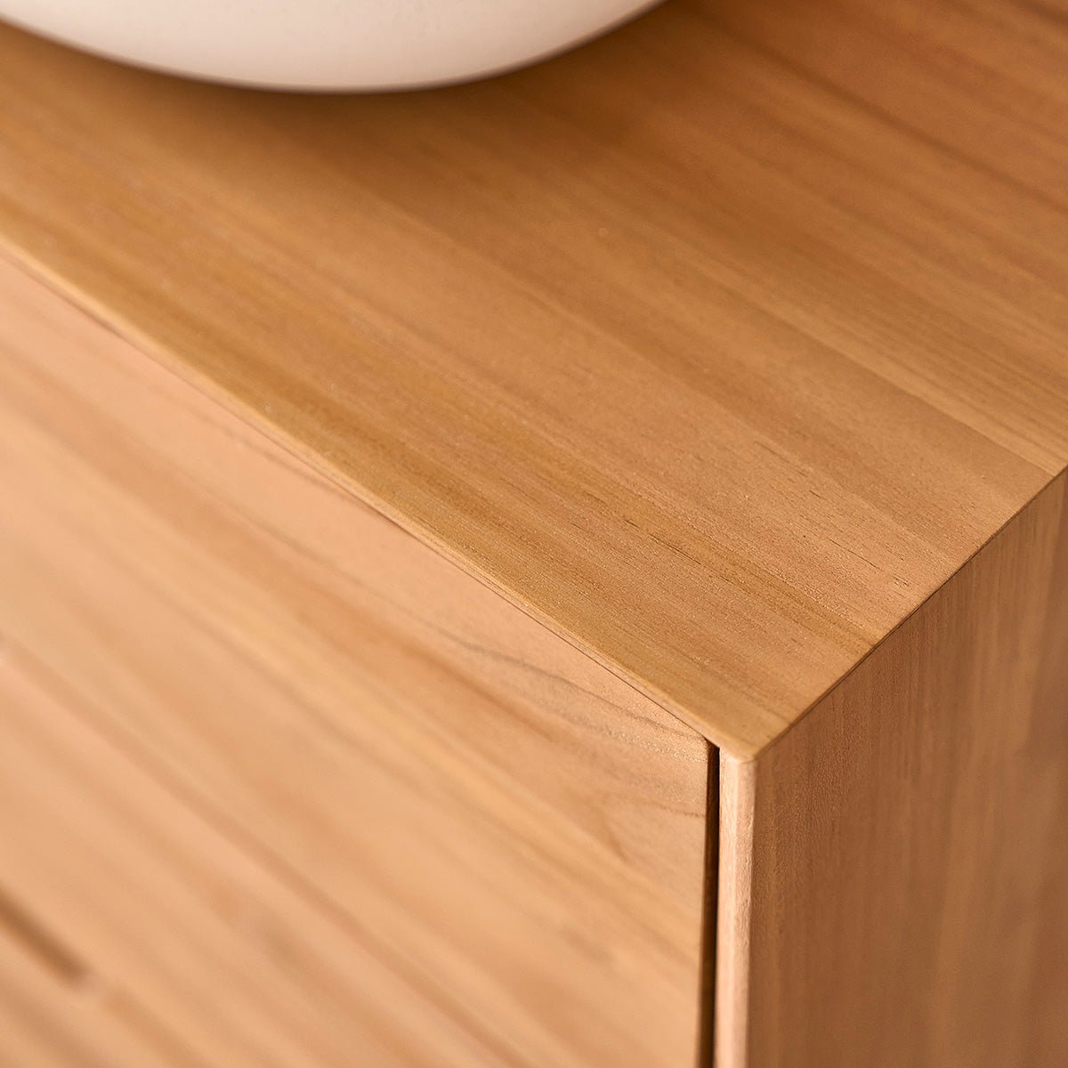 Meuble sous vasque en teck massif 80 cm  GUSTAVE naturel, BERAH GETAH