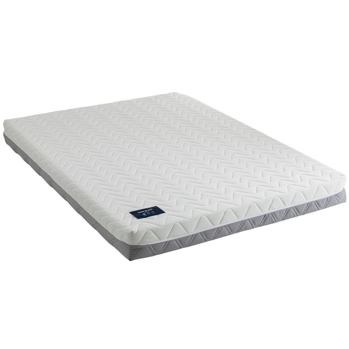 Matelas ressorts ensachés 16 cm Embellie 2.0 couleur unique, TERRE DE NUIT