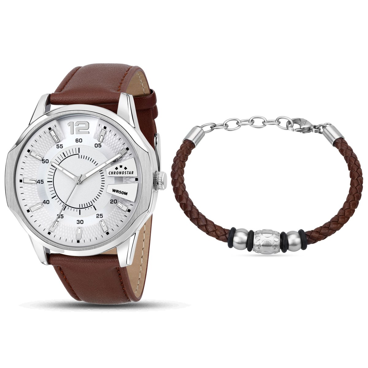 Montre BRAVE noir, mat, CHRONOSTAR