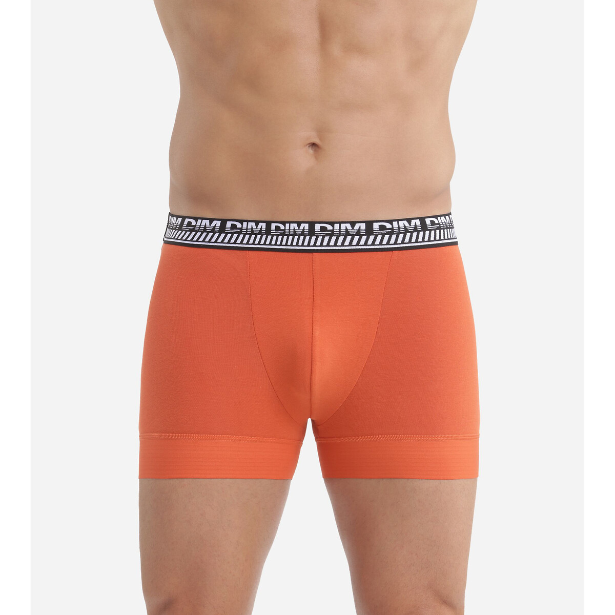 Lot de 2 boxers 3D Flex Stay&Fit bleu + orange, DIM