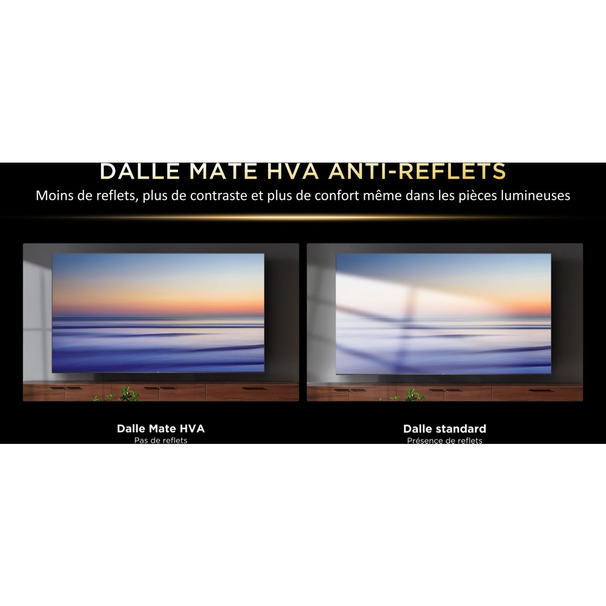 TV Mini LED 85A400 PRO (2026) 85" (216 cm) couleur unique, TCL