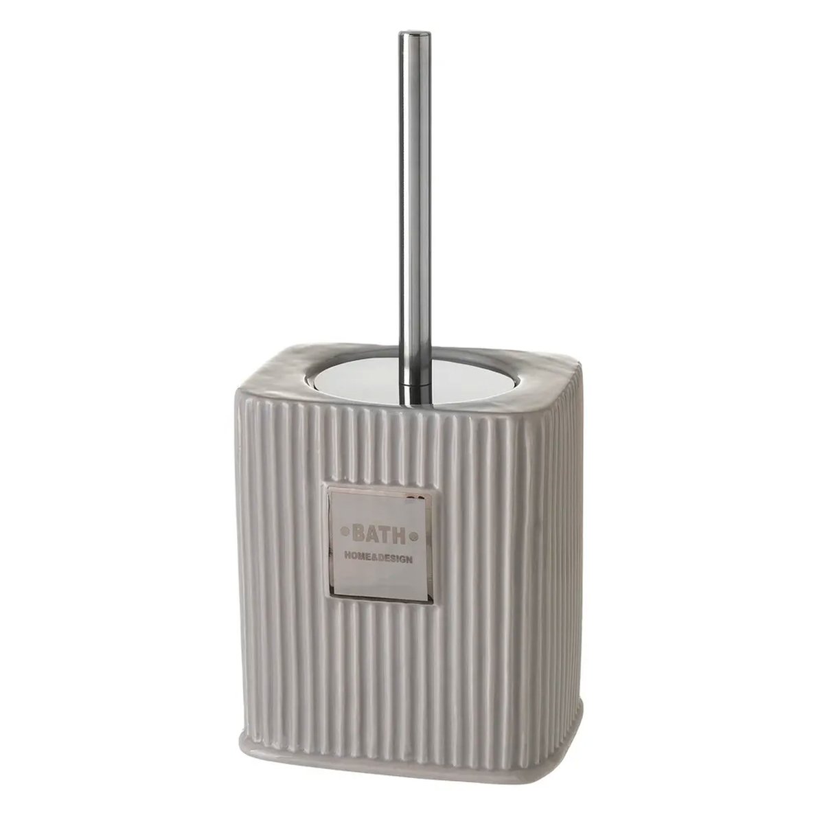 Brosse WC céramique gris gris, WADIGA