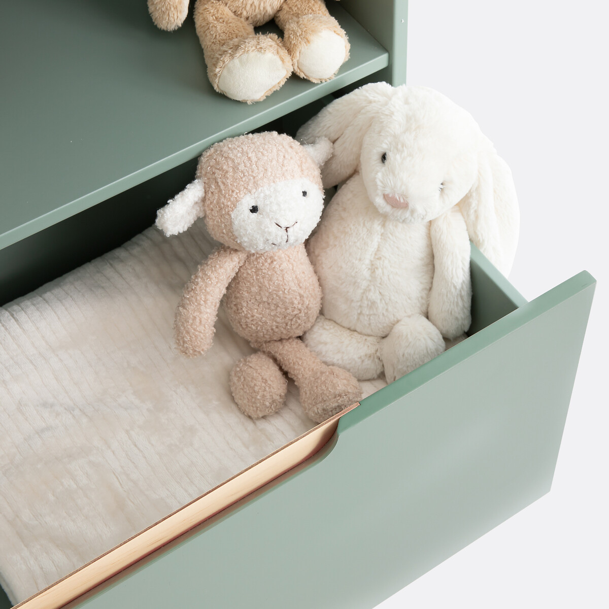 Armoire penderie enfant en pin et MDF, Arturo vert de gris, LA REDOUTE INTERIEURS