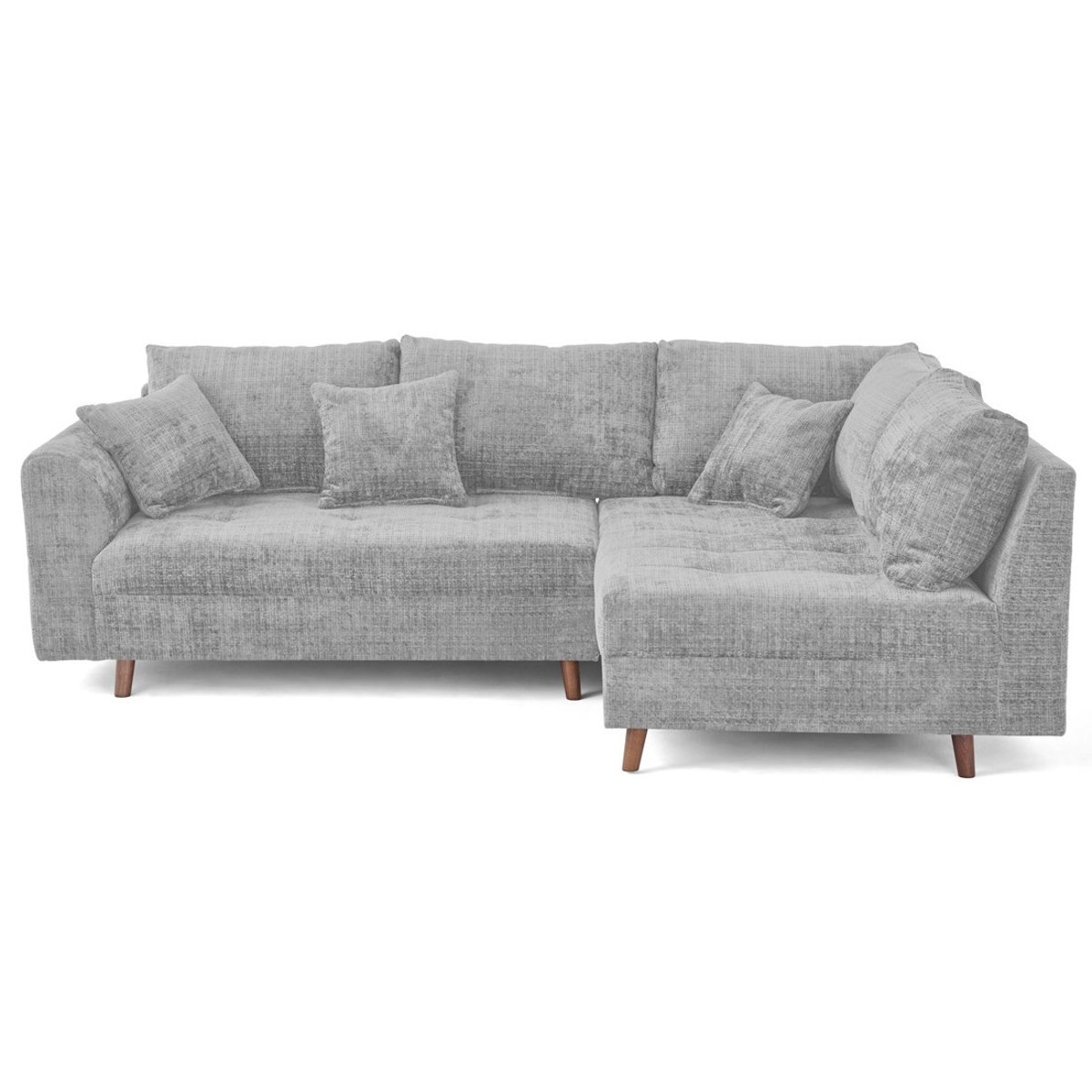 Canapé d'Angle droit 4 places - RUNE gris, BEST MOBILIER