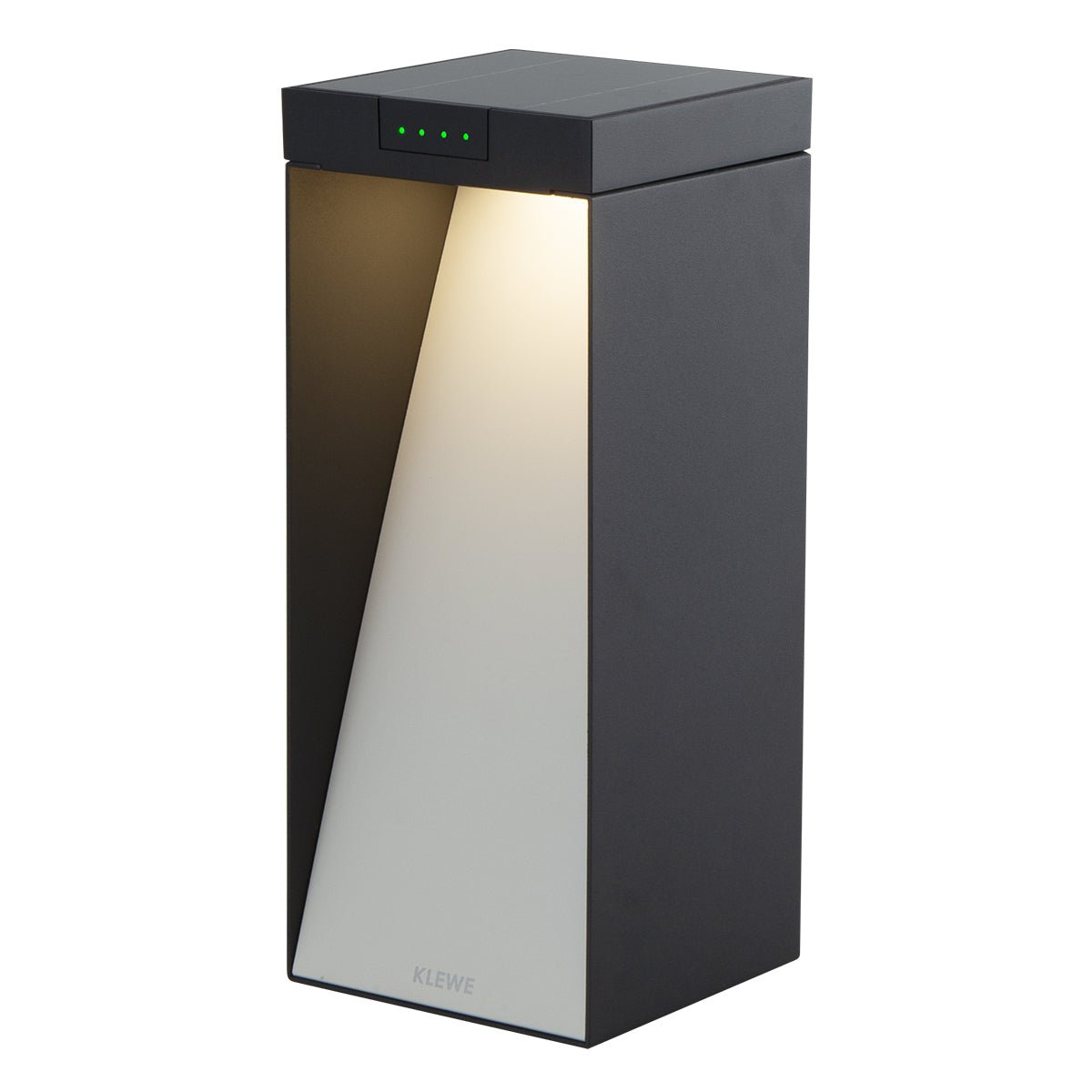 Borne solaire aluminium MILIO SIDE noir, LUMISKY