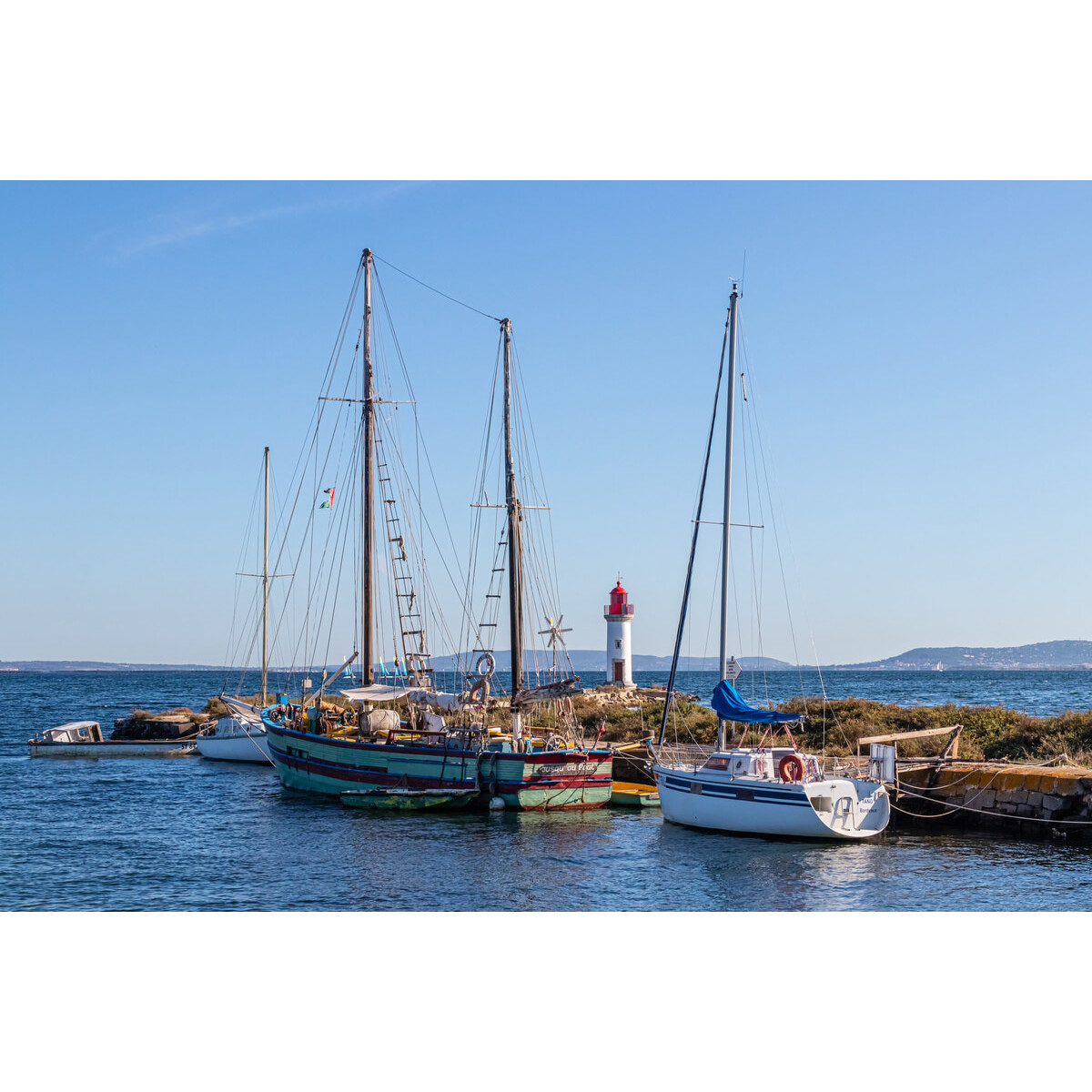 Tableau Mural Port De Saint-aunes PORT tableaux sur toile-bleu, CEANOTHE