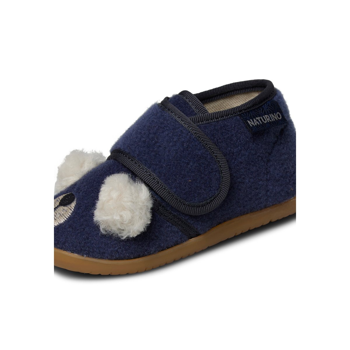 Pantoufles en tissu BIDAIM marine, NATURINO