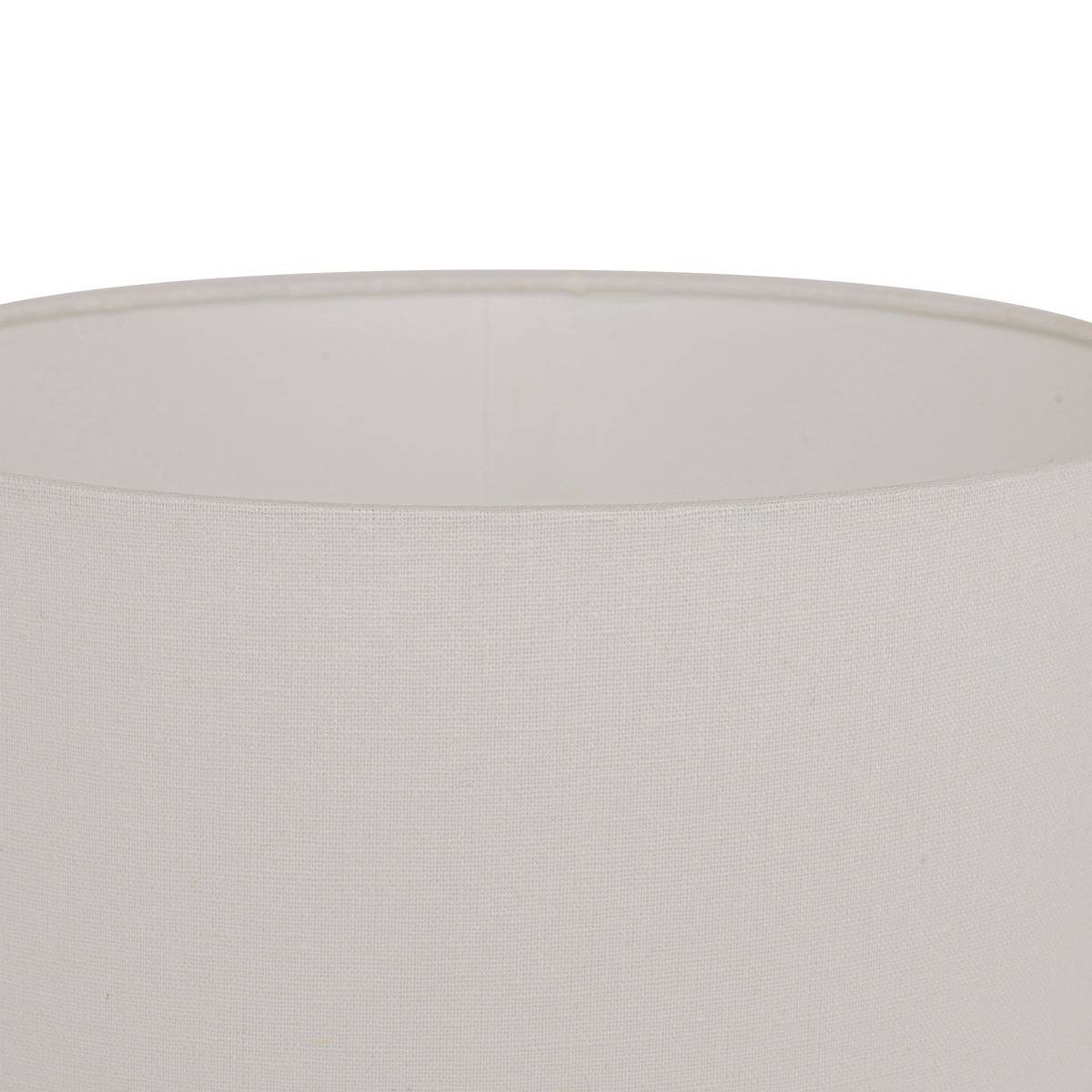 Lampe à poser céramique abat-jour coton FRIDA vert, ATMOSPHERA
