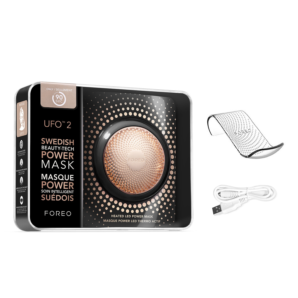 UFO 2 Deep Facial Hydration Device black, FOREO