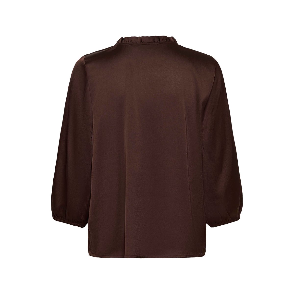Blouse à manches longues marron chocolate brown, KAFFE