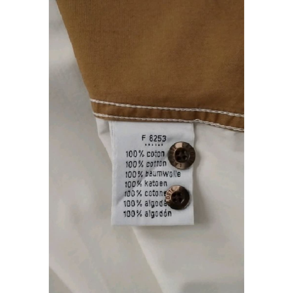 Chemise - Très Bon État marron, LACOSTE