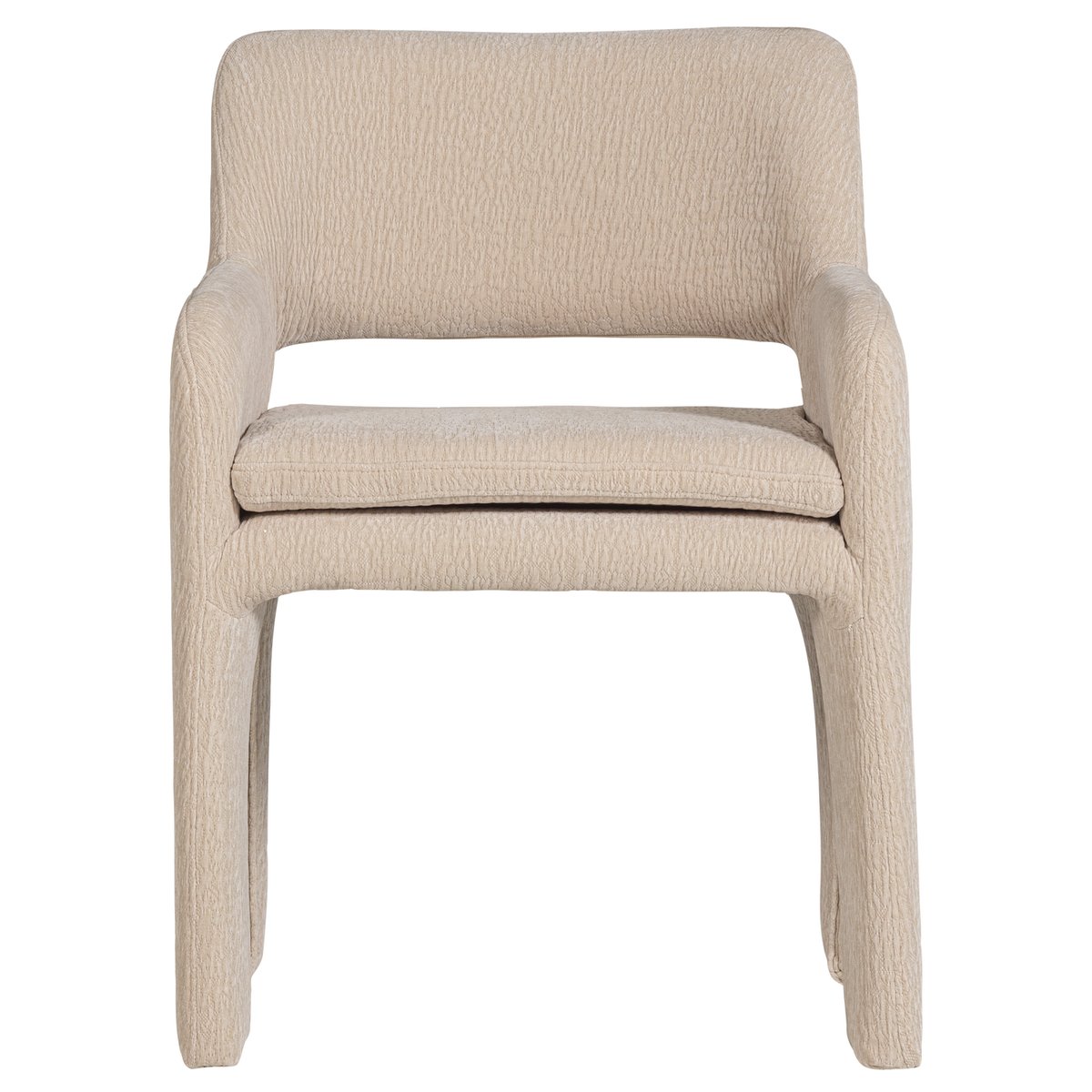 Chaise de salle à manger en chenille BIGFOOT sable, VTWONEN