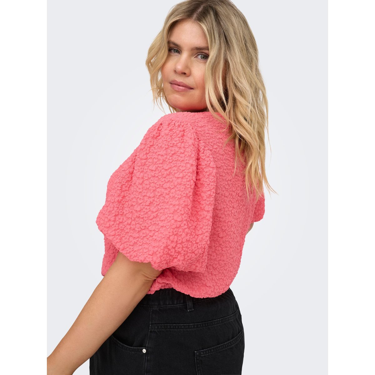 Top rose - sugar coral 1, ONLY CARMAKOMA