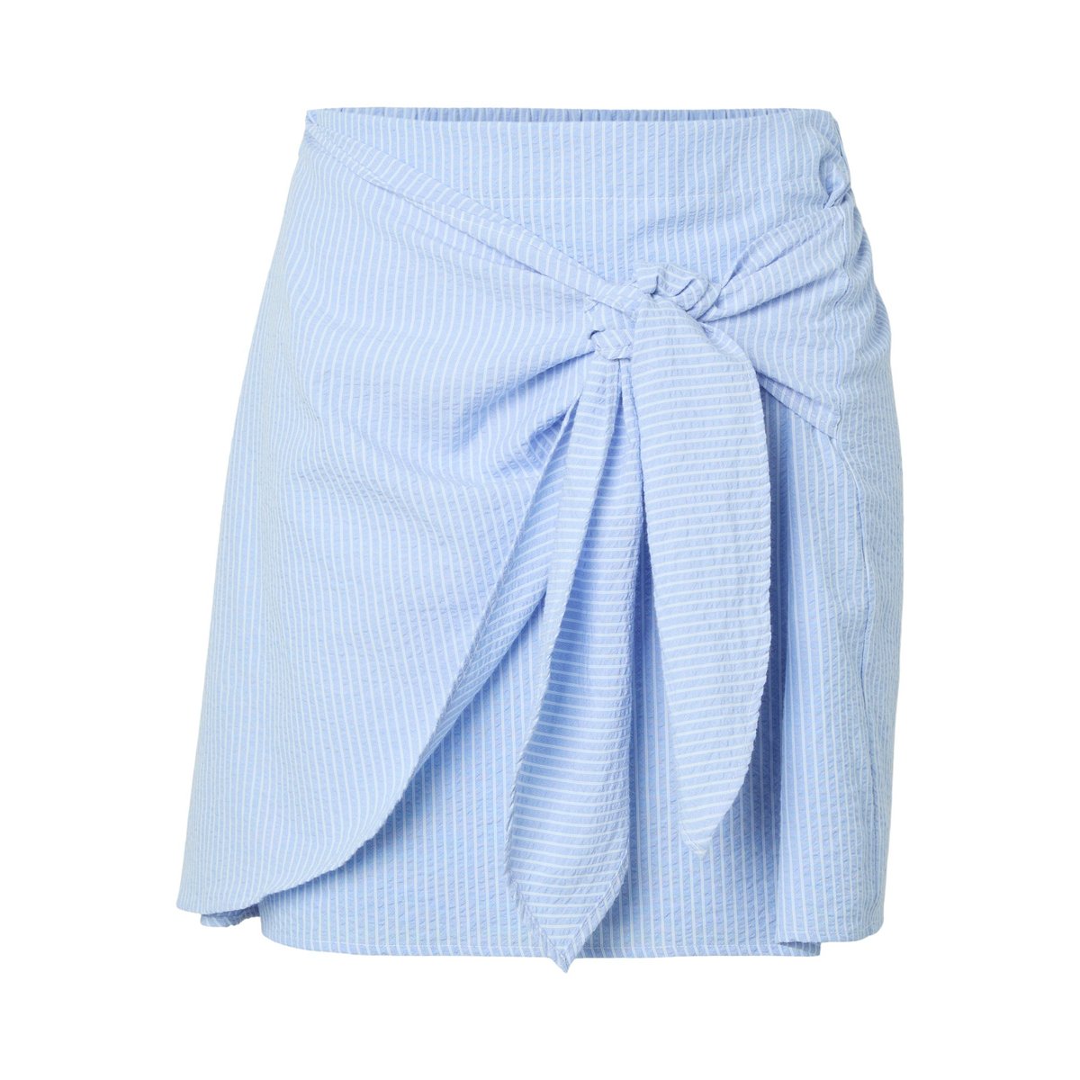 Mini-Jupe chambray blue, YAS