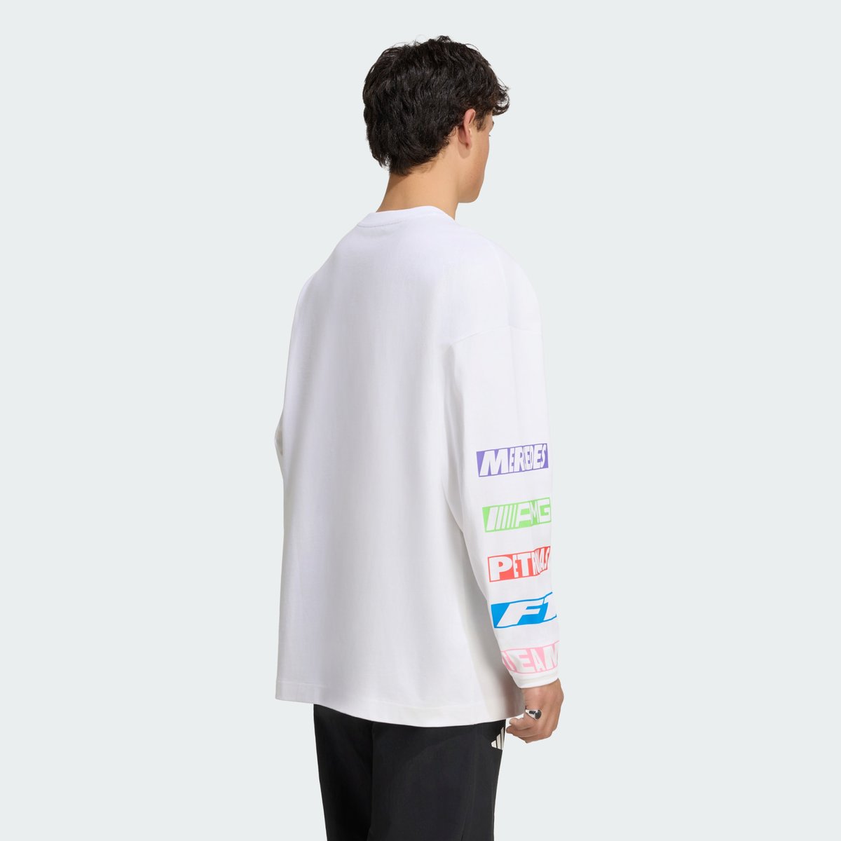 T-Shirt Manches Longues Mercedes - Amg Petronas Formula 1 Team Lights On T-Shirt Manches Longues Mercedes - Amg Petronas Formula 1 Team Lights On white, adidas Performance