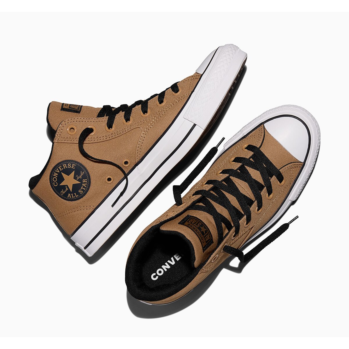 Baskets CHUCK TAYLOR ALL STAR MALDEN STREET MID SPORT CANVAS tabac, CONVERSE
