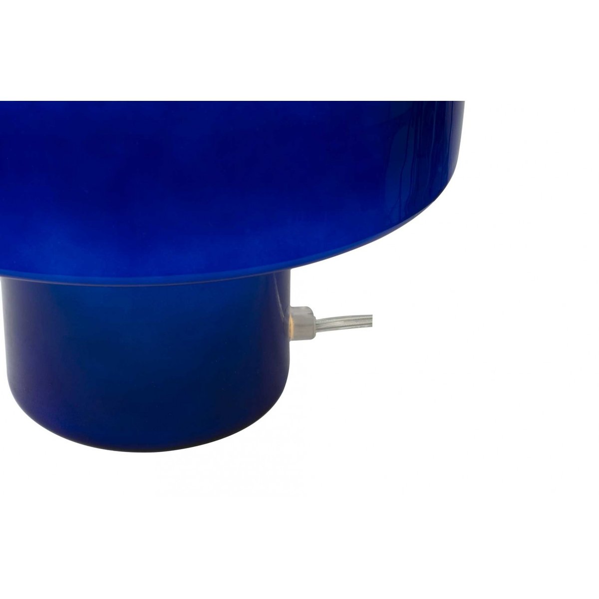 Lampe à poser en verre, FOZA bleu, C-CREATION
